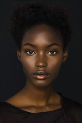 Afro American Woman Female Model
