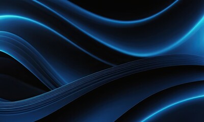 dark deep blue wave abstract background