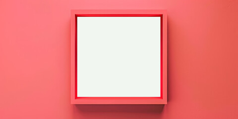 abstract empty frame in modern style