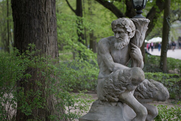 Obraz premium Views from Łazienki Park in the city of Warsaw, Poland