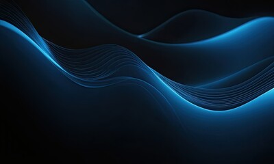 serene blue curves background. abstract background