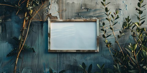 design empty frame in modern trendy style