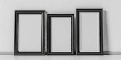 design empty frame in modern trendy style