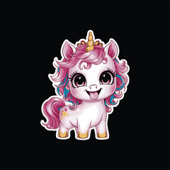 pink pig with a flower