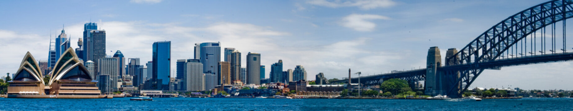 Sydney opera house, bridge and CBD