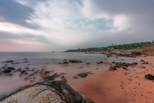 beach at sunset