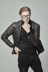 Obraz premium trendy mature man