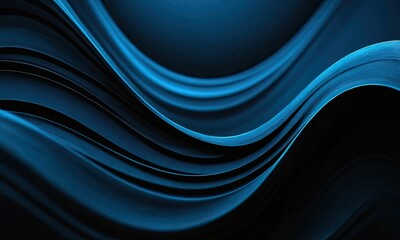 Fototapeta premium blue wave luxury abstract background