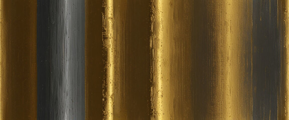 Metallic chrome texture gold color wallpaper seamless pattern