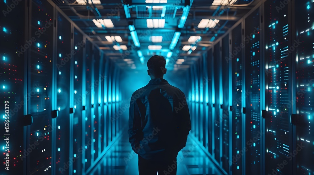 Poster it professional troubleshooting server issues in high tech data center