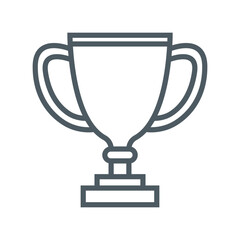 Hand drawn Award Vector Icon illustration isolated on white background