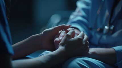 Compassionate Healthcare Professional Holding Patient's Hand