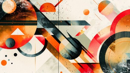 Abstract geometric art , Abstract geometric paintings
