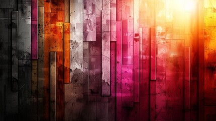 Obraz premium Abstract glow realistic geometric shape background, concept of modern futuristic technology background, wallpaper of technology of game