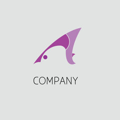 letter a and fish