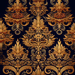 Seamless Pattern, Thailand style The beauty of patterns is a resource for designing and creating a variety of graphic works.