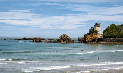 Le littoral de Biarritz