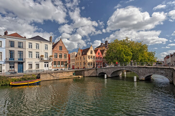 Obraz premium old towns in the Flemish country