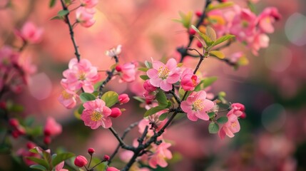 Plants with blossoms in the garden