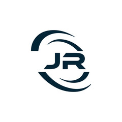 JR logo. J R design. White JR letter. JR, J R letter logo design. J R letter logo design in FIVE, FOUR, THREE, style. letter logo set in one artboard. J R letter logo vector design.