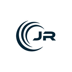 JR logo. J R design. White JR letter. JR, J R letter logo design. J R letter logo design in FIVE, FOUR, THREE, style. letter logo set in one artboard. J R letter logo vector design.