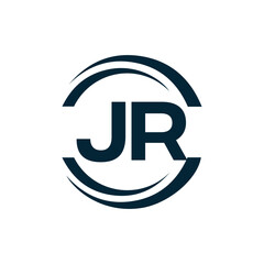 JR logo. J R design. White JR letter. JR, J R letter logo design. J R letter logo design in FIVE, FOUR, THREE, style. letter logo set in one artboard. J R letter logo vector design.