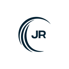 JR logo. J R design. White JR letter. JR, J R letter logo design. J R letter logo design in FIVE, FOUR, THREE, style. letter logo set in one artboard. J R letter logo vector design.