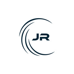 JR logo. J R design. White JR letter. JR, J R letter logo design. J R letter logo design in FIVE, FOUR, THREE, style. letter logo set in one artboard. J R letter logo vector design.
