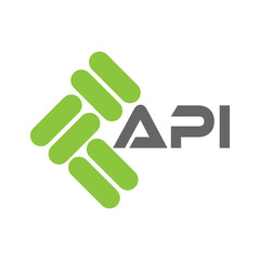 API letter logo vector design, API simple and modern logo. API luxurious alphabet design