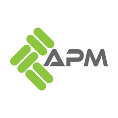 APM letter logo vector design, APM simple and modern logo. APM luxurious alphabet design