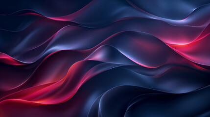 Fototapeta premium A blue and red wave with a purple line in the middle