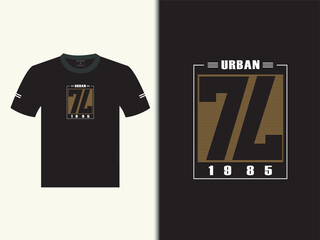 Urban 1985 Vector T-Shirt Design
