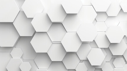 Naklejka premium The image is a close up of a white object with a hexagonal shape