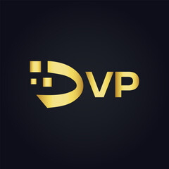 VP logo. V P design. White VP letter. VP, V P letter logo design. V P letter logo design in FIVE, FOUR, THREE, style. letter logo set in one artboard. V P letter logo vector design.