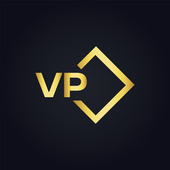 VP logo. V P design. White VP letter. VP, V P letter logo design. V P letter logo design in FIVE, FOUR, THREE, style. letter logo set in one artboard. V P letter logo vector design.