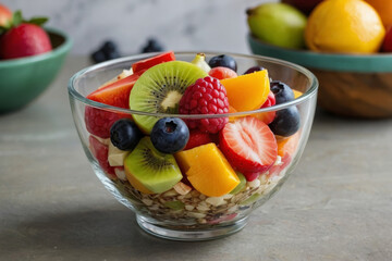 fruit salad in a bowl