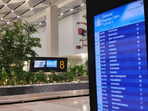 Jakarta, Indonesia, May 23rd 2024. Soekarno Hatta International Airport, Terminal 3 Domestic.