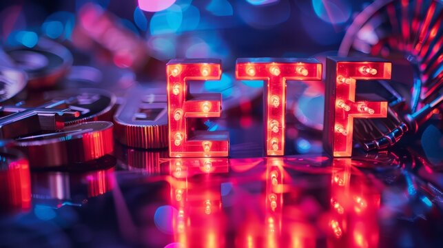 Accent Lighting Exchange-Traded Fund or ETF concept art poster.