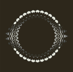 Black abstract background . Digital image with a psychedelic stripes. Abstract psychedelic stripes for digital wallpaper design ,geometric art,Optical illusion style