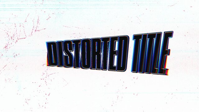 Distorted Title