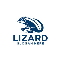 Lizard, animal and wildlife logo vector illustration