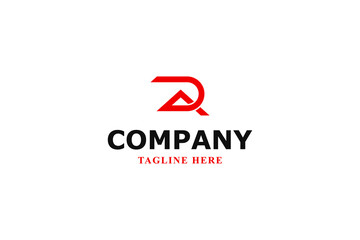 Fototapeta premium letter d and a monogram modern logo