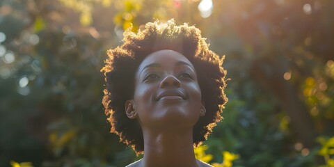 A person gazing upwards with a hopeful expression embodying positivity and optimism. Concept Portrait Photography, Hope and Positivity, Expressive Poses, Emotional Imagery, Inspirational Images