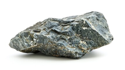 Fototapeta premium Andesite Mineral Sample on a White Background