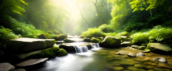 Waterfall in the forest