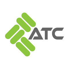 ATC letter logo vector design, ATC simple and modern logo. ATC luxurious alphabet design