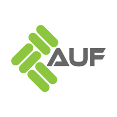 AUF letter logo vector design, AUF simple and modern logo. AUF luxurious alphabet design