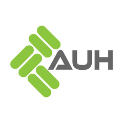 AUH letter logo vector design, AUH simple and modern logo. AUH luxurious alphabet design