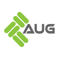 AUG letter logo vector design, AUG simple and modern logo. AUG luxurious alphabet design