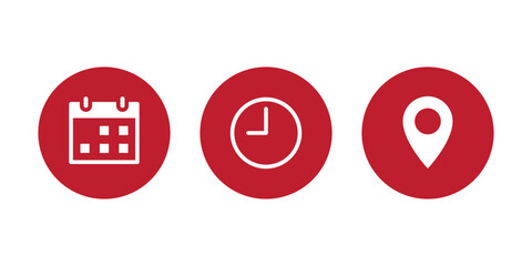 location, place and time icon